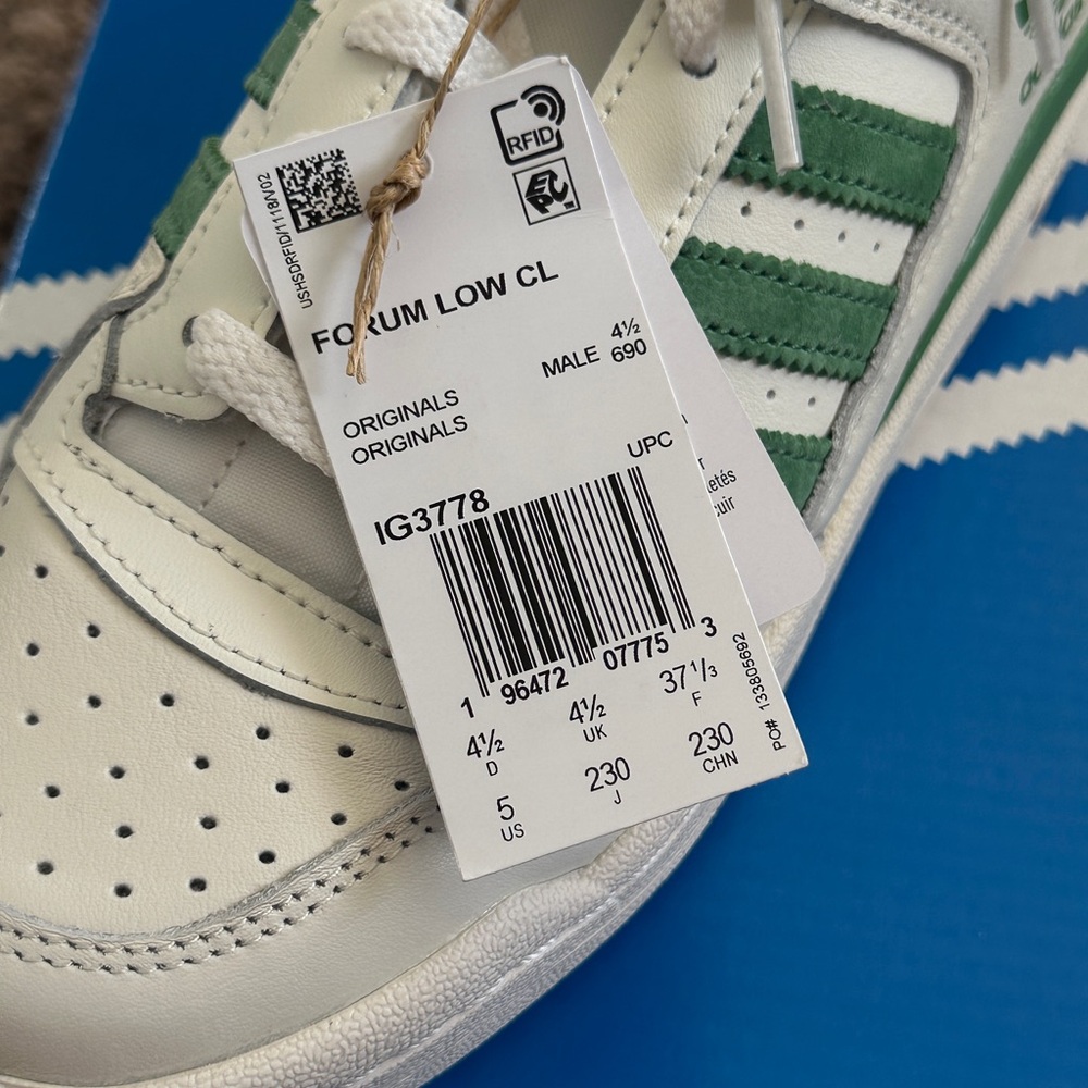 Adidas Forum Low CL Preloved Green Sneakers - Picture 8 of 15